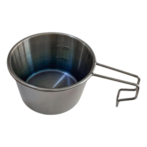 Bol de Camping à usage multifonctionnel,-Mode plaqué titane