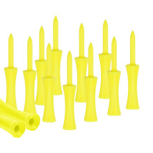 Marqueurs de pratique de Golf ABS TPR solide pour-Jaune