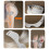 Sangle de soutien de rotule en Silicone, attelle de genou-rose 3