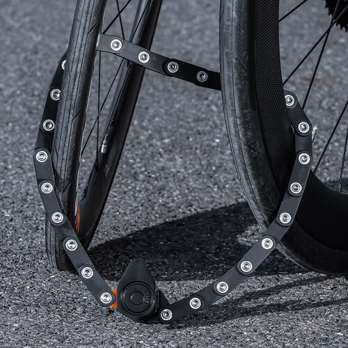 Serrure de sécurité pour vélo léger, chaîne Flexible, Code sans 1