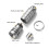 Draagbare oplaadbare LED-zaklampen met haak-Ware kleur 2