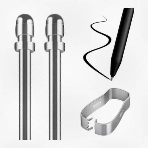 Durable Titanium Stylus Replacement Tips, 2 Pack with Smooth Precision & Tool, Compatible with Digital Pens