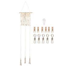 Macrame Hut Hänger Gewebtes Baumwollseil Wand Organizer Schlafzimmer