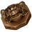 Dark Brown Resin Toad Figurine Feng Shui Wealth Table Decor 11