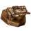 Dark Brown Resin Toad Figurine Feng Shui Wealth Table Decor 7