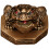 Dark Brown Resin Toad Figurine Feng Shui Wealth Table Decor 10
