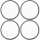 4 Stuks Vouwbare Rond Handventilator Draagbare Fan 7