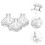 3 Stuks Glazen Diffuser Flessen Voor Aromatherapie 5