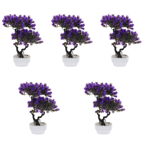 5Stk Künstliche Falscher Baum Bonsai 2