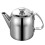 1pc Silver Stainless Steel Tea Kettle For Home Use 1