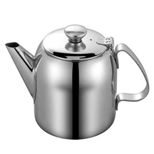 1pc Silver Stainless Steel Tea Kettle For Home Use