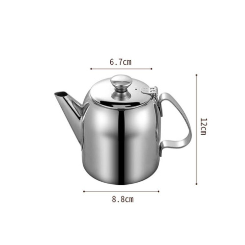 1pc Silver Stainless Steel Tea Kettle For Home Use 1