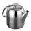 1pc Silver Stainless Steel Tea Kettle For Home Use 3