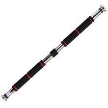 Indoor Horizontal Bar Door Frame Trainer Door Frame Compatible No Drilling Required 60-130 Cm Adjustable Pull Up Bar Home Gym Equipment