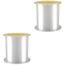 Invisible Nylon Sea Fishing Throwing Line 2-Pcs Set Fluorocarbon Tippet Long-Range Braid Line Professional Fishing