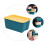 Cosmetic Storage Box Office Makeup Organizer Dressing Table Organiser 8