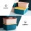 Cosmetic Storage Box Office Makeup Organizer Dressing Table Organiser 7