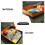 Worgeous  Bunker Cover Bath Sandbox Protector Covers Small Child Black 9