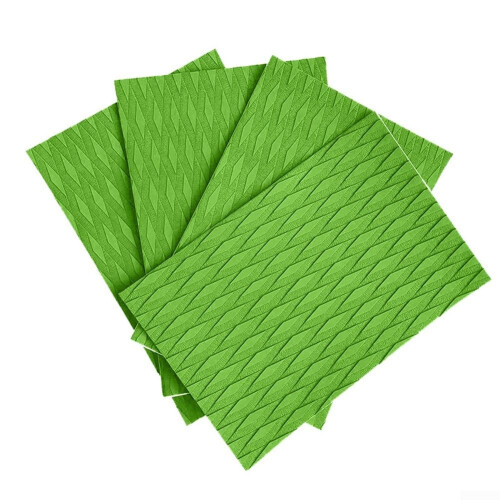 EVA Surfboard Traction Pad 4-Piece Green Set For Optimal Board Performance