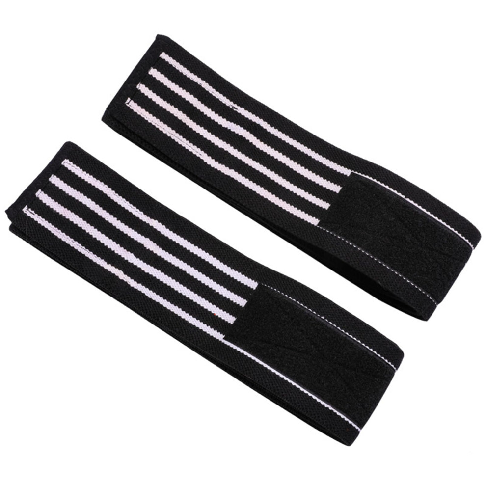 Flexible Knee Wraps 1 Pair, Unisex, Adjustable Strap, For Squats, Weightlifting/Powerlifting