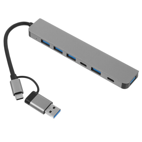 4Stück USB-Hub 7 In 1 USB-Splitter Für Laptop Computer 2