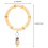 Natural Bamboo Drapery Eyelet Ring Hook For Curtain Rod 2