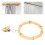 Natural Bamboo Drapery Eyelet Ring Hook For Curtain Rod 6