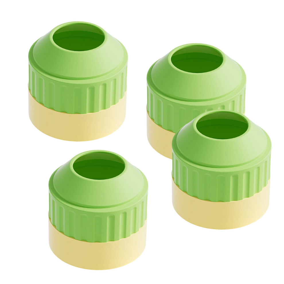 Silicone Handle Bumpers Quiet Closing Door Knob Covers-Green-image-OPC-PM7N5BK-NEW