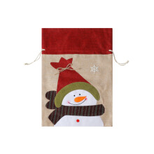 Kerstvakantie Snoep Opbergtas-grote sneeuwpop cadeautas