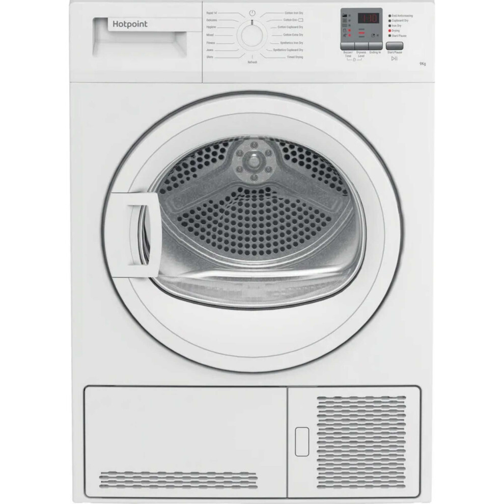 Hotpoint 9Kg Condenser Tumble Dryer - B Rated White