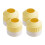 4-pack siliconen deurgreepbeschermers, schokabsorberende-Geel 1