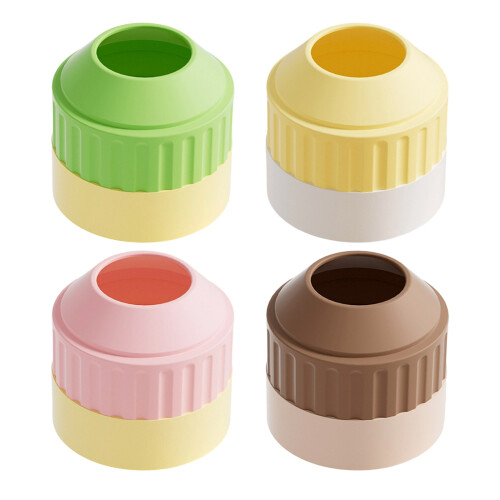 4-pack siliconen deurgreepbeschermers, schokabsorberende-Geel 1