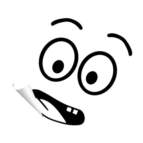 Grappige PVC sticker zelfklevende waterdichte-SCQ2201