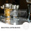 1 Para Cocktail De Borossilicato Transparente 9