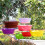 2Pcs White Hanging Flowerpot with Tray Durable Plastic Plant Planter 10