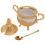 1 Frasco Decorativo Para Açúcar Com De Pavo 5