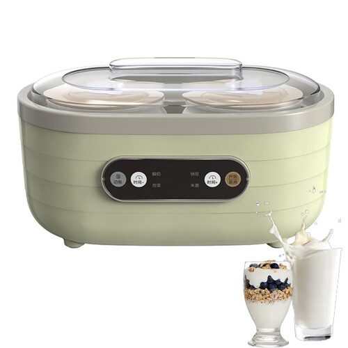 Yoghurt Maker Small Automatic Rice Wine Machine With LED Display Timer Adjustable Temperature Cheese Compatible