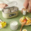 Yoghurt Maker Small Automatic Rice Wine Machine With LED Display Timer Adjustable Temperature Cheese Compatible 5