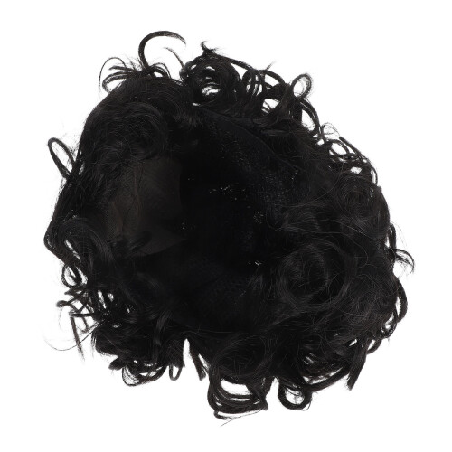 Short Afro Lockige Perücke Für Mit Synthetikhaar