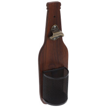 Holz Flaschenöffner Mit Kronkorkensammler Wandmontiert Für Bier