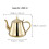 Metal Kaffeekanne Büro Mit Tülle 2000 Ml 11