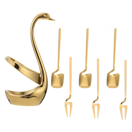 1 Set Schwanförmige Gabeln Halter Für Kaffeelöffel 1
