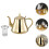 Metal Kaffeekanne Büro Mit Tülle 2000 Ml 7