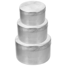 12 Stk. Aluminium Wiegebehälter Mit Deckel Für Pulver Flüssige