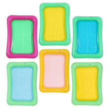 6St Inflatable Servierbar Eisbüfett Salat Tabletts Getränkehalter