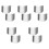 10 Pcs Stainless Steel Kitchen Finger Guards Hand Protectors 3