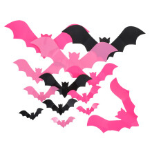 144 Teile Halloween 3D Fledermaus Wand Aufkleber PVC