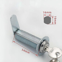 Extra long cam lock with key, weatherproof lock, 54mm