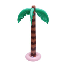 Aufblasbare Riesige Kokospalmen Strandhintergrund Für Luau Party