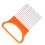 3 Stuks Ui Plug RVS Floss Snijhouder Fruit Groente ( ) 11
